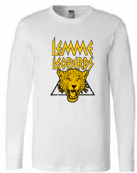 2025 Lemme Leopards BELLA + CANVAS - Jersey Long Sleeve Tee (Leopard Design)