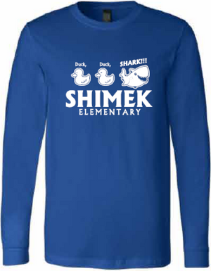 2026 Shimek Elementary BELLA + CANVAS - Jersey Long Sleeve Tee