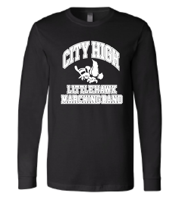 2023 City High Band BELLA + CANVAS - Unisex Jersey Long Sleeve Tee (Marching Band Design)