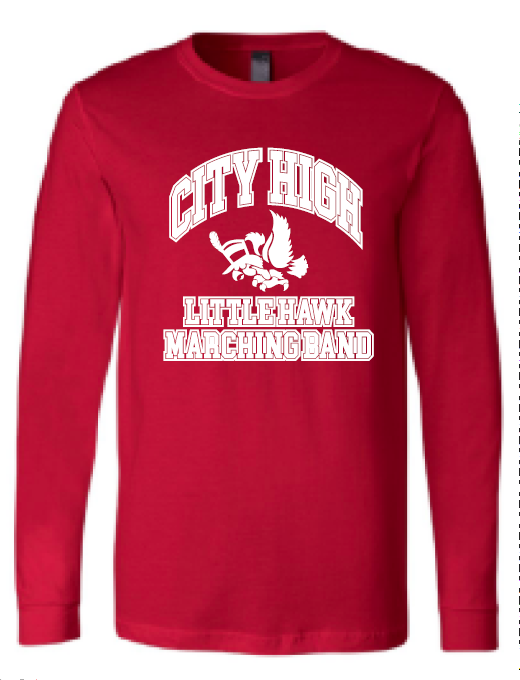 2023 City High Band BELLA + CANVAS - Unisex Jersey Long Sleeve Tee (Marching Band Design)