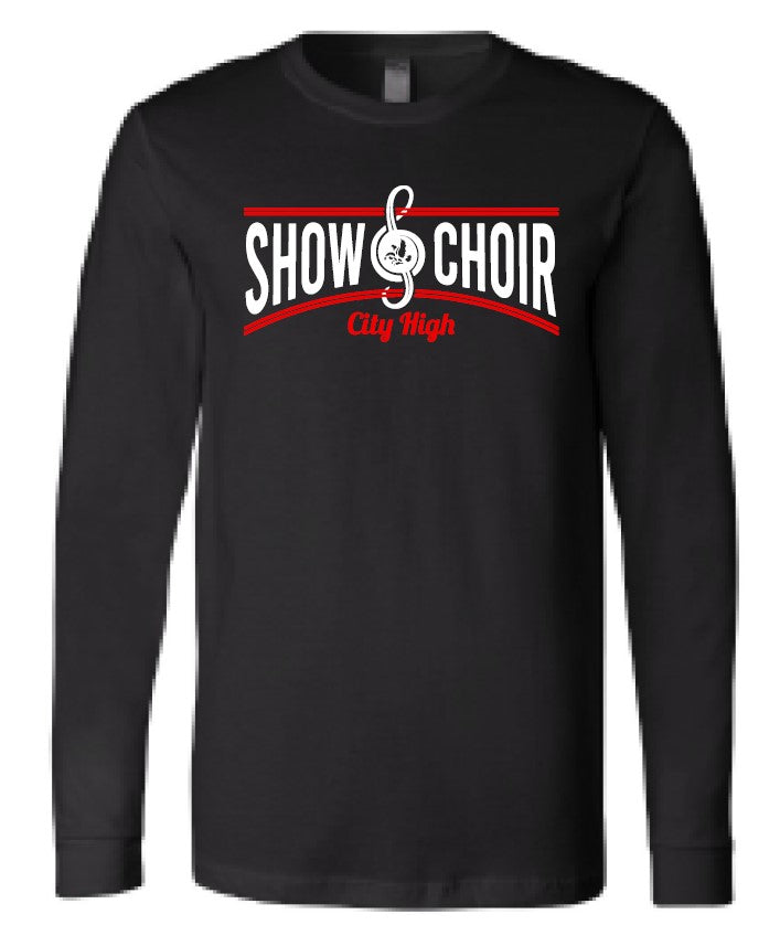 2023 City High Show Choir BELLA + CANVAS - Unisex Jersey Long Sleeve Tee