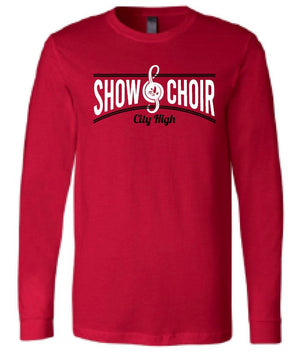 2023 City High Show Choir BELLA + CANVAS - Unisex Jersey Long Sleeve Tee