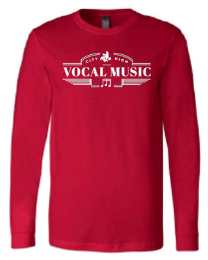2023 City High Vocal Music BELLA + CANVAS - Unisex Jersey Long Sleeve Tee