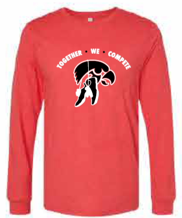 2026 City High Boys Track & Field BELLA + CANVAS - Heather CVC Long Sleeve Tee (Runners)