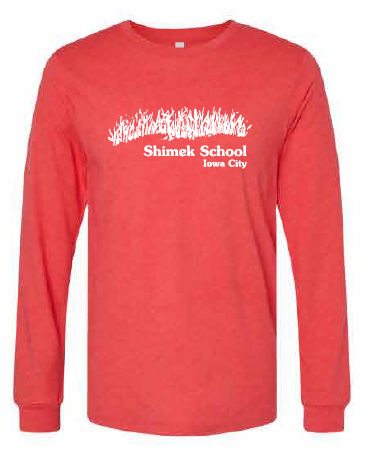 2026 Shimek Elementary BELLA + CANVAS - Heather CVC Long Sleeve Tee