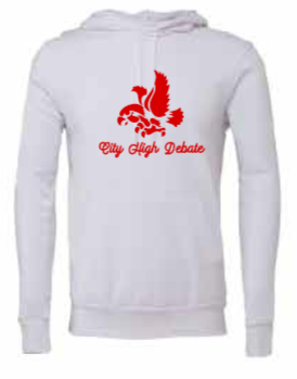 2025 City High Debate BELLA + CANVAS - Unisex Sponge Fleece Hoodie (Debate Design)
