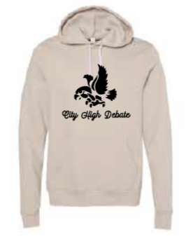 2025 City High Debate BELLA + CANVAS - Unisex Sponge Fleece Hoodie (Debate Design)