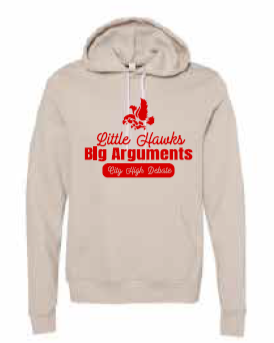 2025 City High Debate BELLA + CANVAS - Unisex Sponge Fleece Hoodie (Argument Design)
