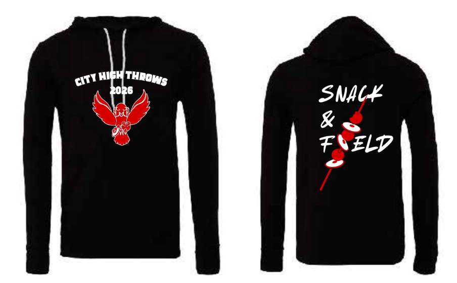 2026 City High Boys Track & Field BELLA + CANVAS - Unisex Sponge Fleece Hoodie (Snack & Field)