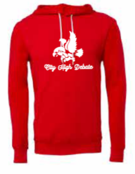 2025 City High Debate BELLA + CANVAS - Unisex Sponge Fleece Hoodie (Debate Design)