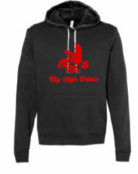 2025 City High Debate BELLA + CANVAS - Unisex Sponge Fleece Hoodie (Debate Design)