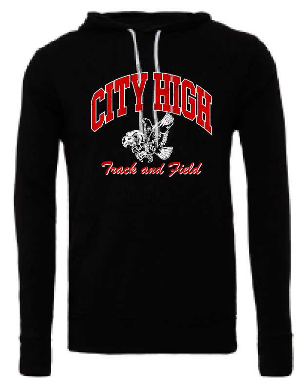 2025 City High Boys Track & Field BELLA + CANVAS - Unisex Sponge Fleece Hoodie