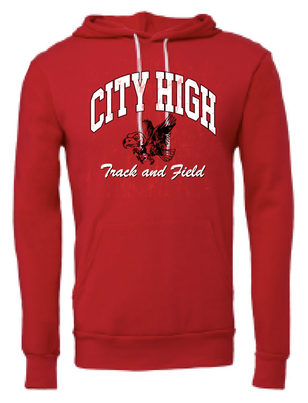 2025 City High Boys Track & Field BELLA + CANVAS - Unisex Sponge Fleece Hoodie