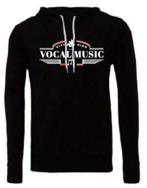 2024 City High Vocal Music and Show Choir BELLA + CANVAS - Unisex Sponge Fleece Hoodie (Vocal Music)