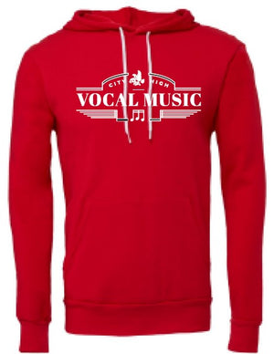 2024 City High Vocal Music and Show Choir BELLA + CANVAS - Unisex Sponge Fleece Hoodie (Vocal Music)