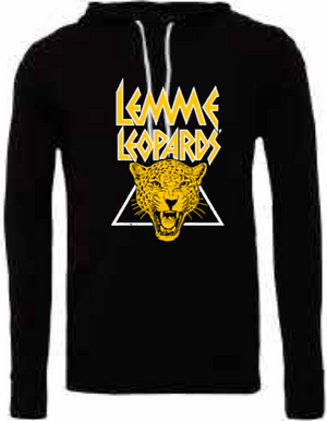 2025 Lemme Leopards BELLA + CANVAS - Unisex Sponge Fleece Hoodie (Leopard Design)
