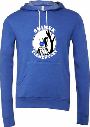 2026 Shimek Elementary BELLA + CANVAS - Unisex Sponge Fleece Hoodie