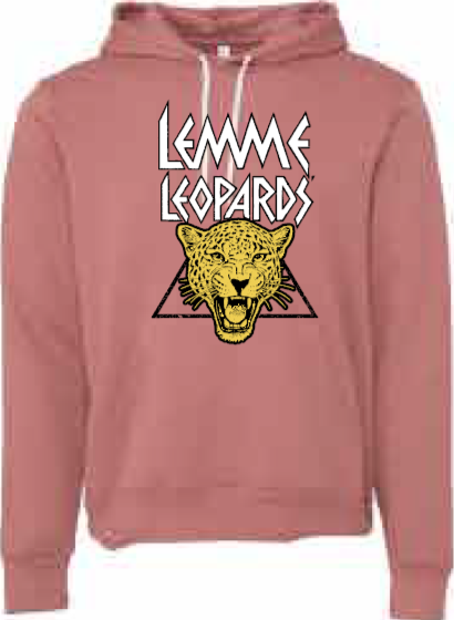 2025 Lemme Leopards BELLA + CANVAS - Unisex Sponge Fleece Hoodie (Leopard Design)