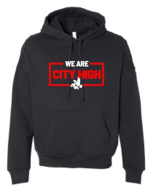 2025 City High Fall Spirit BELLA + CANVAS - Sponge Fleece Drop Shoulder Hoodie (We Are Design)