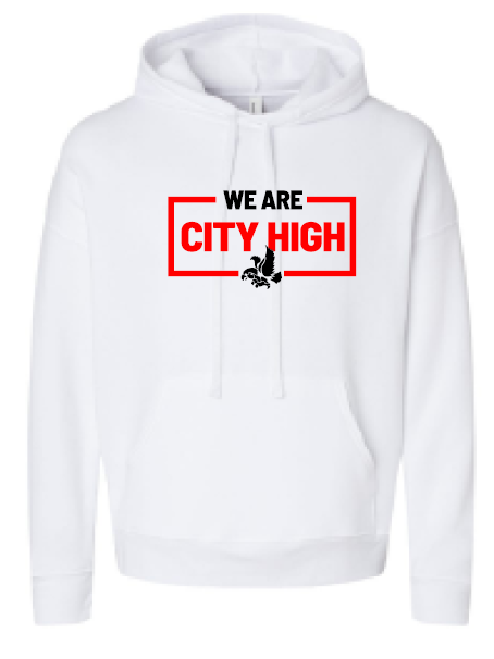 2025 City High Fall Spirit BELLA + CANVAS - Sponge Fleece Drop Shoulder Hoodie (We Are Design)