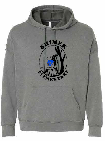 2026 Shimek Elementary Bella + Canvas - Unisex Sponge Fleece Drop Shoulder Hoodie Sweatshirt
