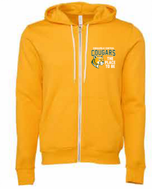 2025 Coralville Central BELLA + CANVAS Unisex Sponge Fleece Full-Zip Hoodie Sweatshirt