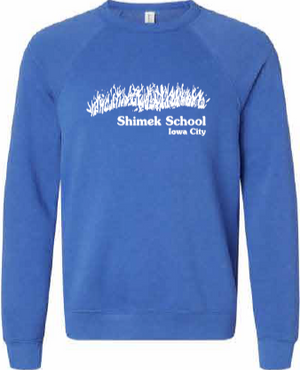 2026 Shimek Elementary BELLA + CANVAS - Sponge Fleece Raglan Crewneck Sweatshirt