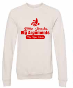 2025 City High Debate BELLA + CANVAS - Sponge Fleece Raglan Crewneck Sweatshirt (Argument Design)