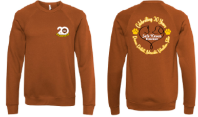 2025 Fall Safe Haven BELLA + CANVAS - Sponge Fleece Raglan Crewneck Sweatshirt