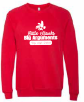 2025 City High Debate BELLA + CANVAS - Sponge Fleece Raglan Crewneck Sweatshirt (Argument Design)