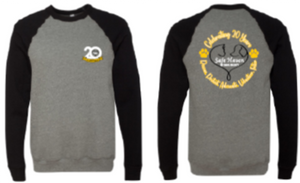 2025 Fall Safe Haven BELLA + CANVAS - Sponge Fleece Raglan Crewneck Sweatshirt