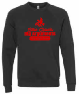 2025 City High Debate BELLA + CANVAS - Sponge Fleece Raglan Crewneck Sweatshirt (Argument Design)