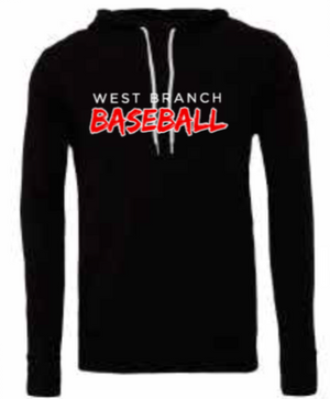 2026 West Branch Baseball BELLA + CANVAS - Unisex Sponge Fleece Hoodie (Baseball)