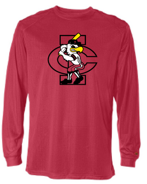 2024 Little Hawk Baseball Badger - B-Core Long Sleeve T-Shirt
