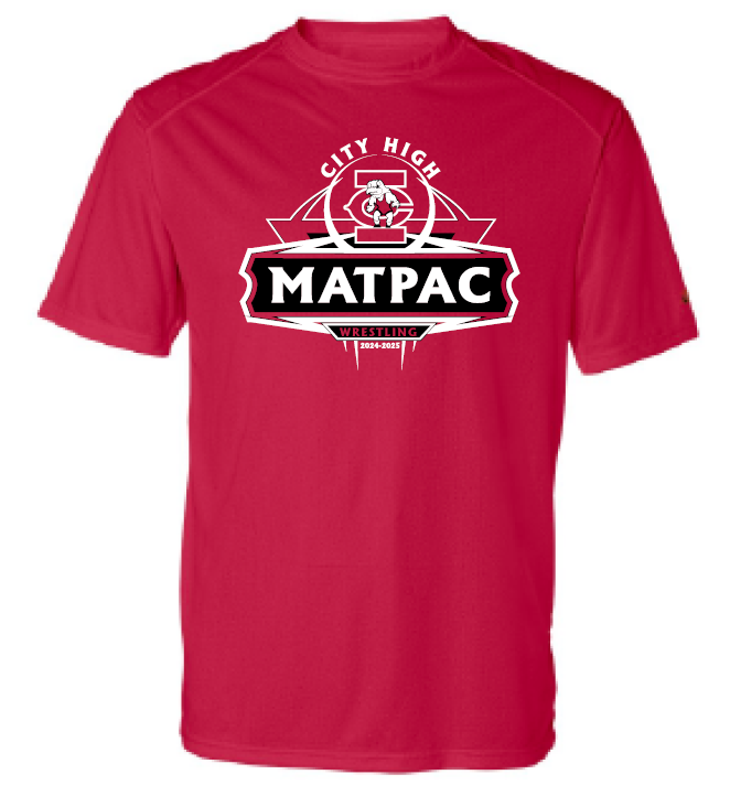 2024 City High Matpac Badger - B-Core Sport Shoulders T-Shirt