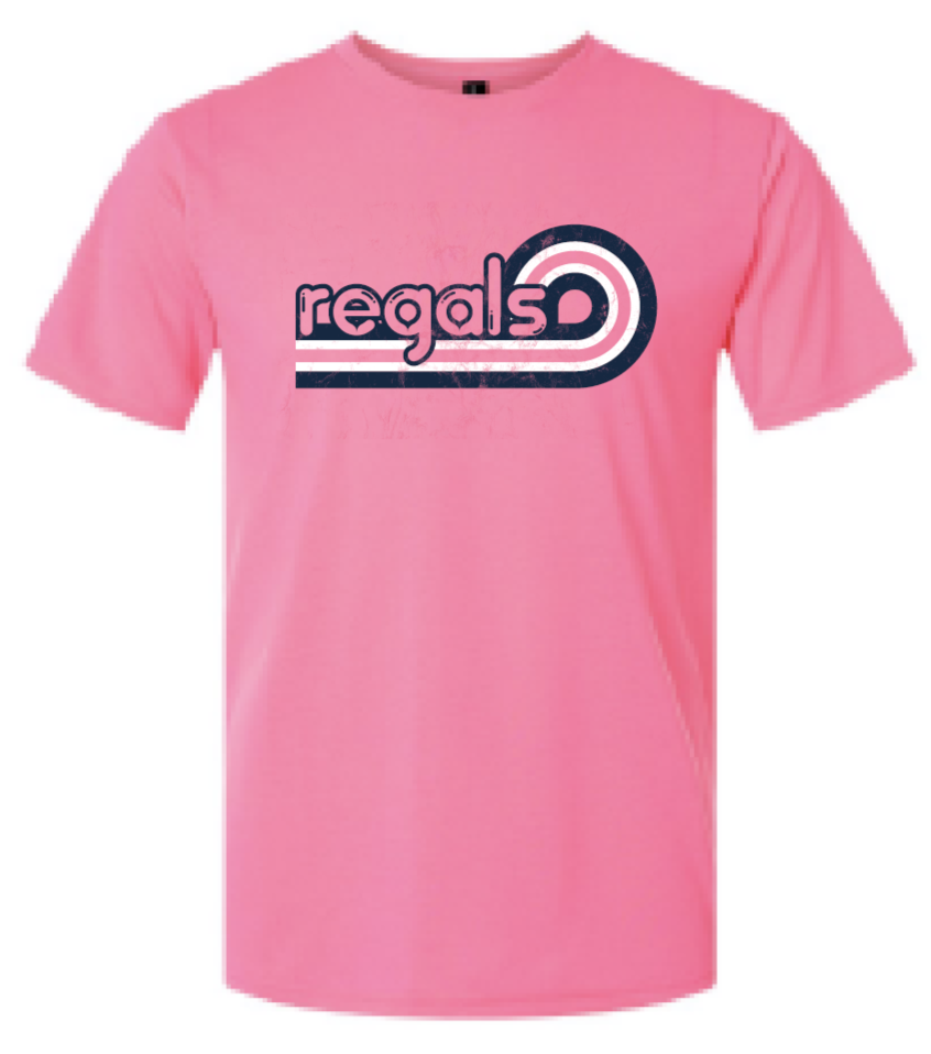 2025 Regina Pink Gildan - Unisex Performance® T-Shirt (Wave Design)