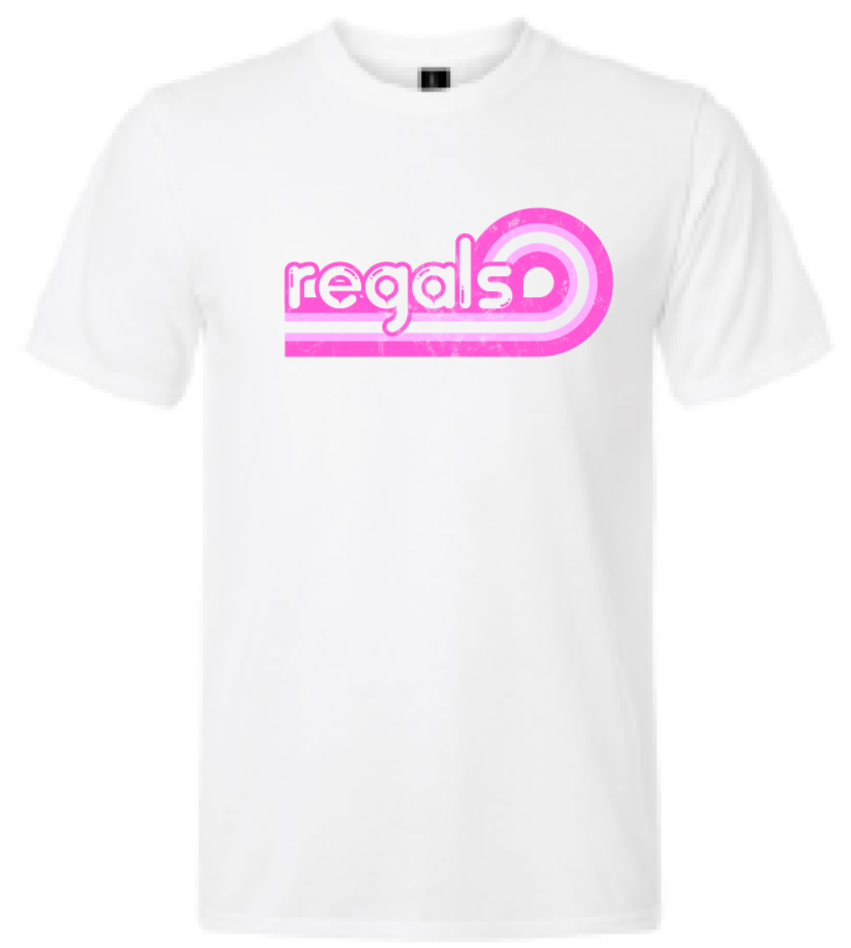 2025 Regina Pink Gildan - Unisex Performance® T-Shirt (Wave Design)