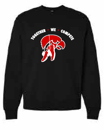 2026 City High Boys Track & FIeld Unisex 10 oz. Heavyweight Crewneck Sweatshirt (Runners)