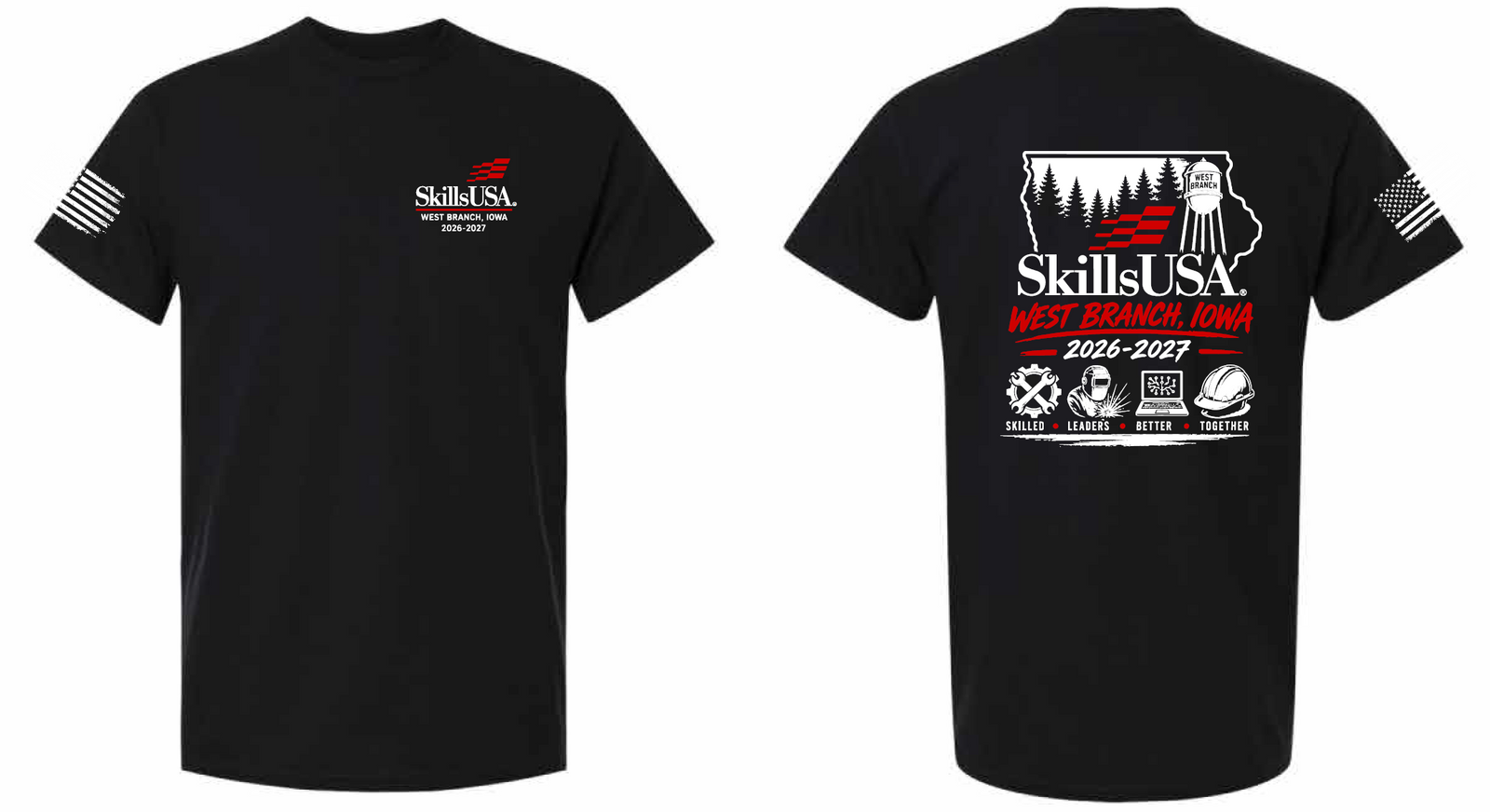 2026 West Branch Skills USA Gildan - Heavy Cotton™ T-Shirt