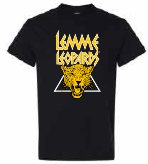 2025 Lemme Leopards Gildan - Heavy Cotton™ T-Shirt (Leopard Design)