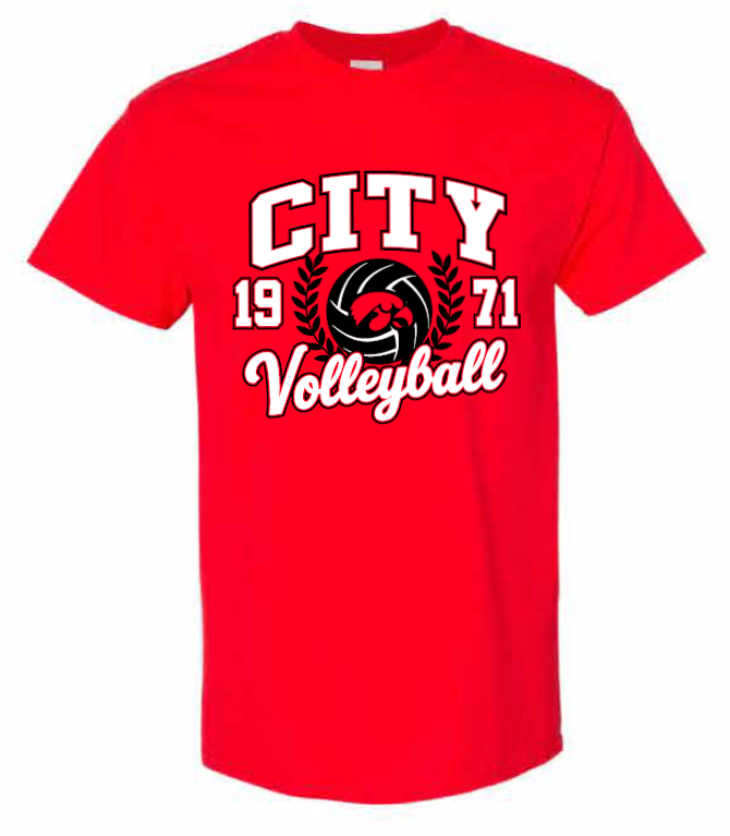 2026 City High Volleyball BELLA + CANVAS - Jersey Tee
