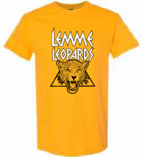 2025 Lemme Leopards Gildan - Heavy Cotton™ T-Shirt (Leopard Design)