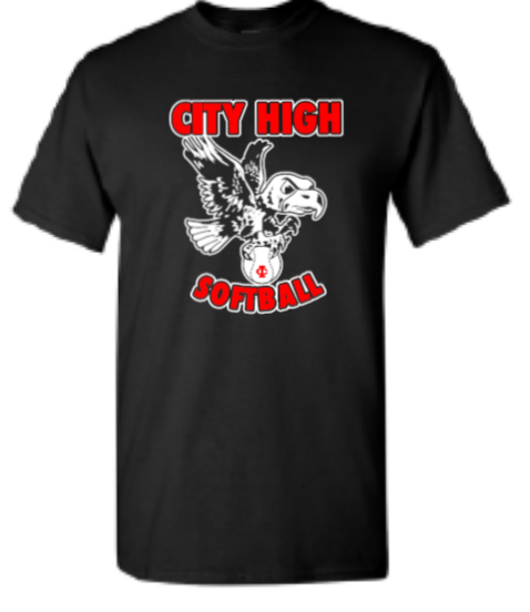 2026 City High Softball Gildan - Heavy Cotton™ T-Shirt