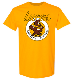 2023 Lucas Elementary Gildan - Heavy Cotton™ T-Shirt (with Youth sizes)