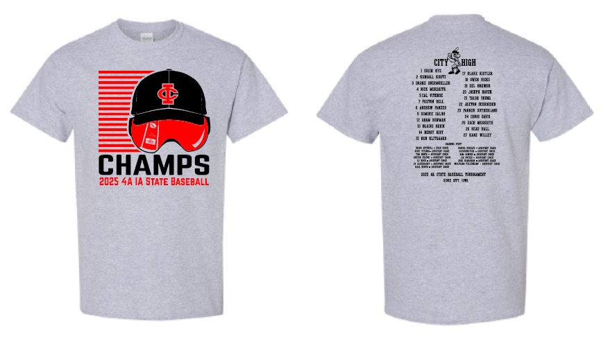 2025 City High State Baseball Champs Gildan - Heavy Cotton™ T-Shirt
