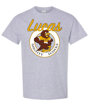 2023 Lucas Elementary Gildan - Heavy Cotton™ T-Shirt (with Youth sizes)