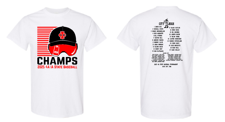 2025 City High State Baseball Champs Gildan - Heavy Cotton™ T-Shirt
