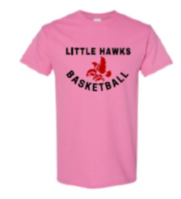 2024 City High Girls Basketball Gildan - Heavy Cotton™ T-Shirt (Hawk Design)