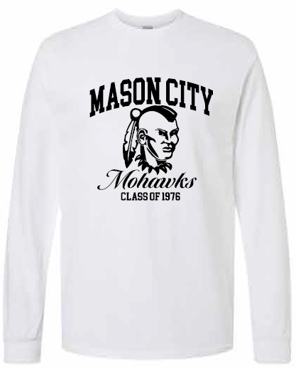 2026 Mason City Class of 76 Reunion Gildan - Heavy Cotton™ Long Sleeve T-Shirt