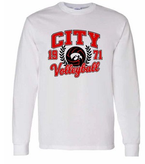 2026 City High Volleyball Gildan - Heavy Cotton™ Long Sleeve T-Shirt